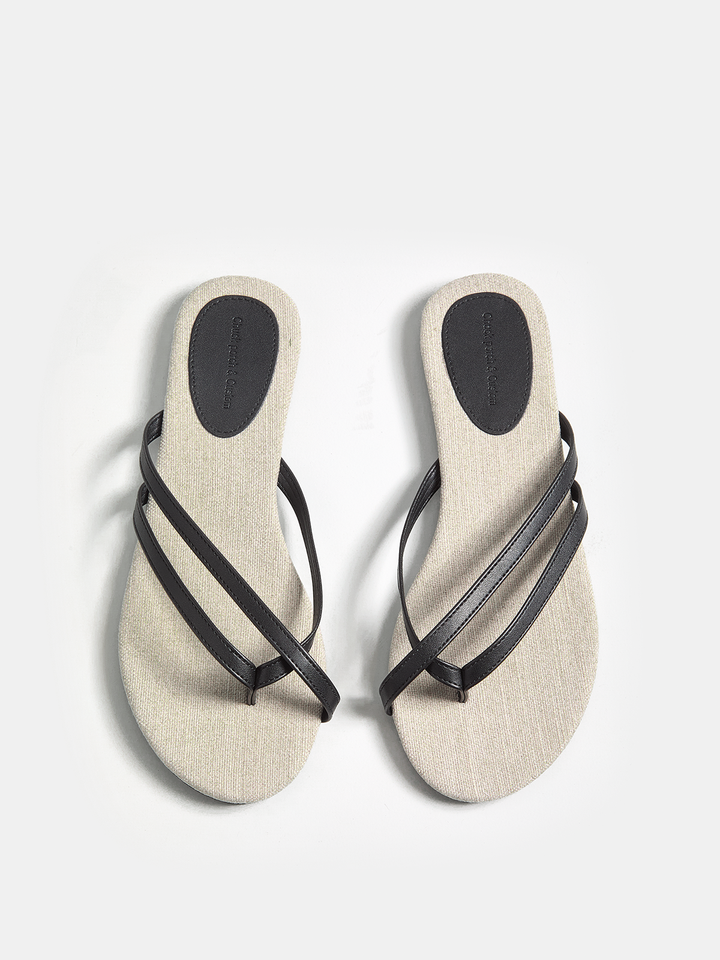 Casual Strappy Flat Thong Sandals